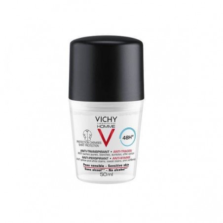 Vichy Deo Roll-On Vichy Homme 48H Antimanchas