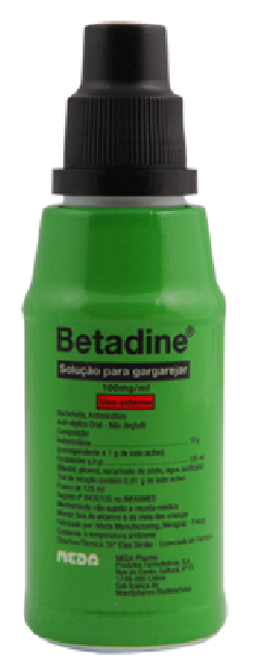 Betadine 100Mg/Ml Solução Garguejar 125Ml