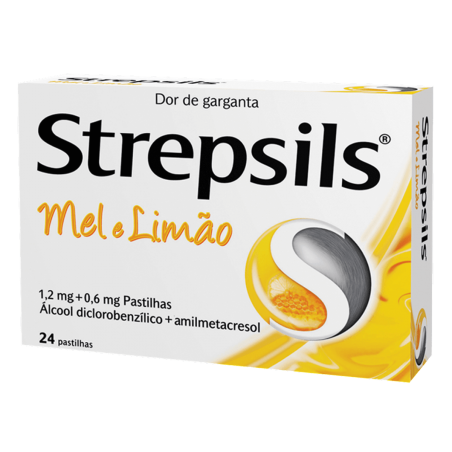 Strepsils Mel/Limao 24 Pastilhas