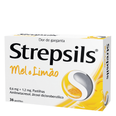 Strepsils Mel/Limao 36 Pastilhas