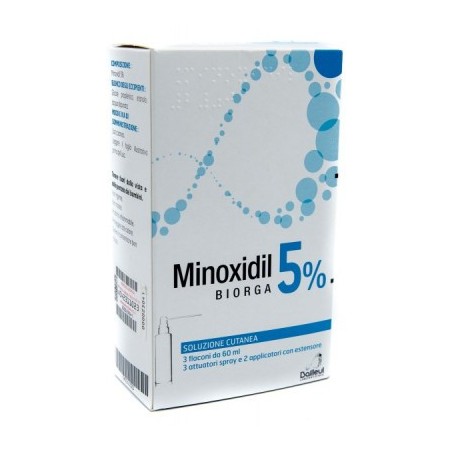 Minoxidil Biorga 50Mg/Ml Sol 3X60Ml