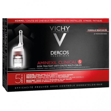 Vichy Aminexil Clinical 5 Homem 21 Ampolas