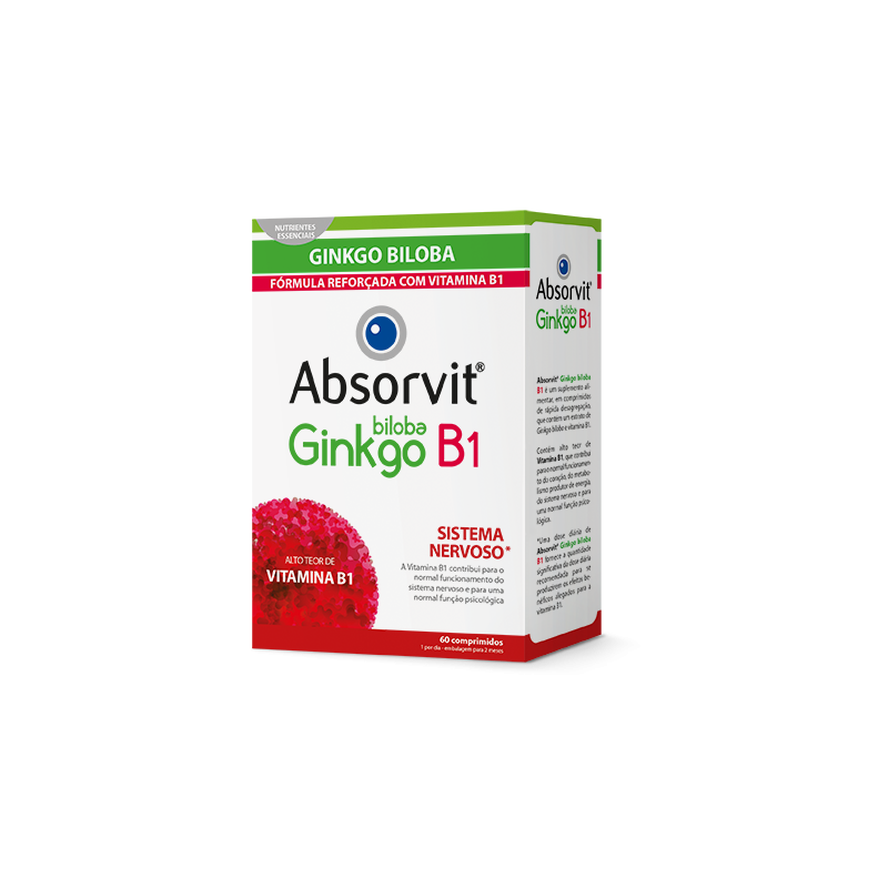 Absorvit Ginkgo Biloba B1 60 Comprimidos