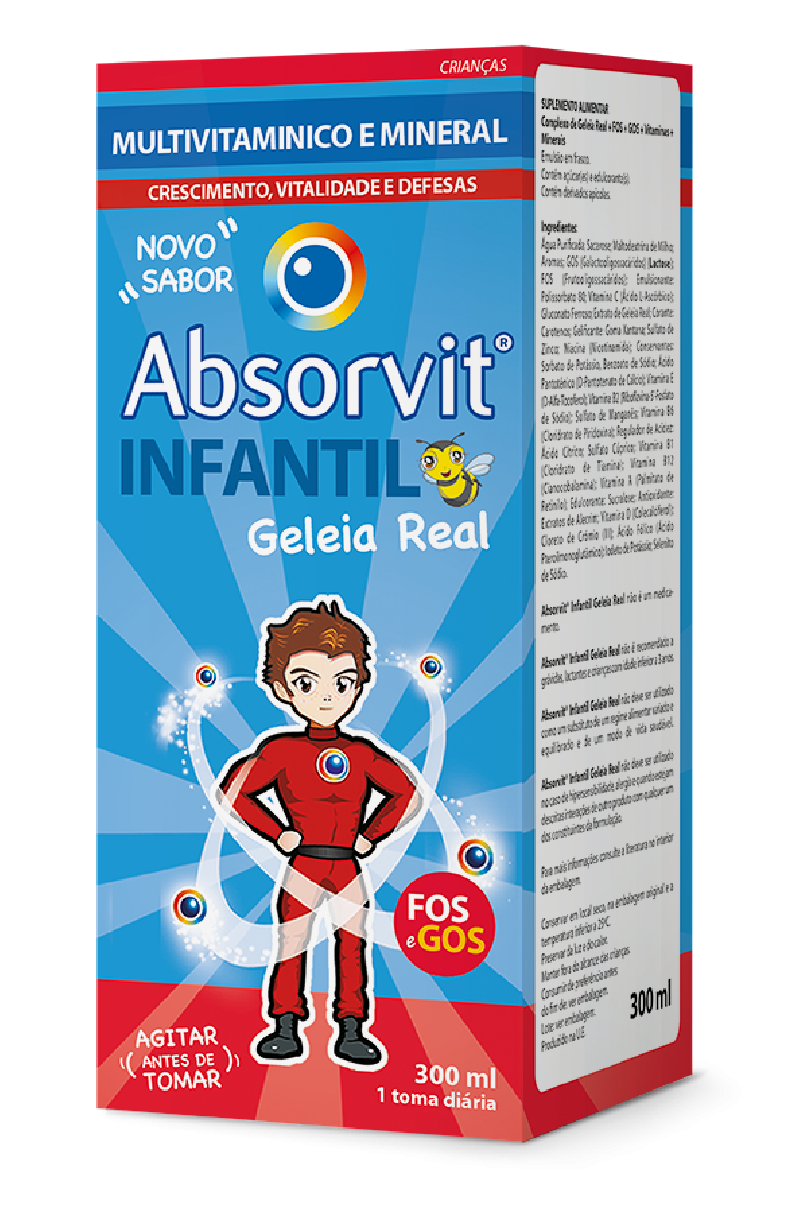 Absorvit Infantil Geleia Real 300 ml