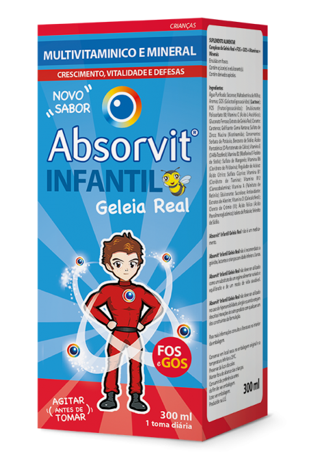 Absorvit Infantil Geleia Real 300 ml