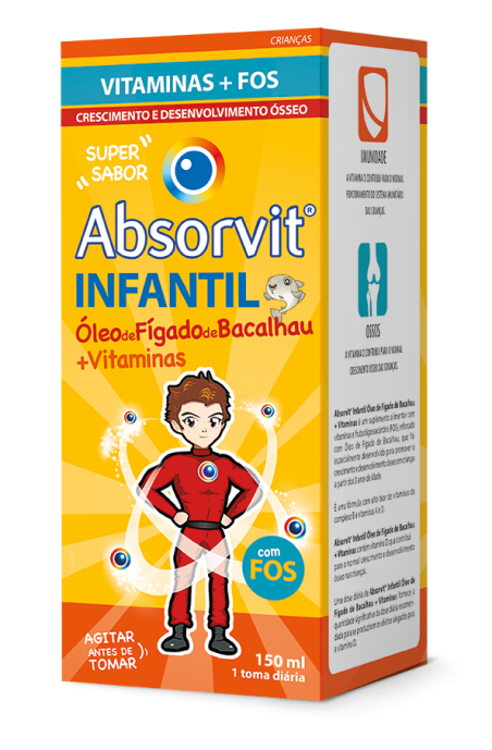 Absorvit Infantil Óleo Fig. Bacalhau 150 ml
