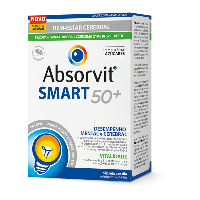 Absorvit Smart 50+ 30 Cápsulas