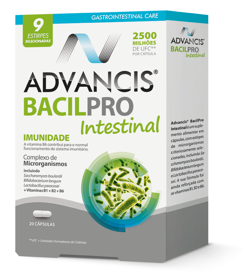 Advancis Bacilpro Intestinal 20 Cápsulas