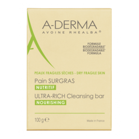A-Derma Indispensáveis Pain Gordo 100Gr