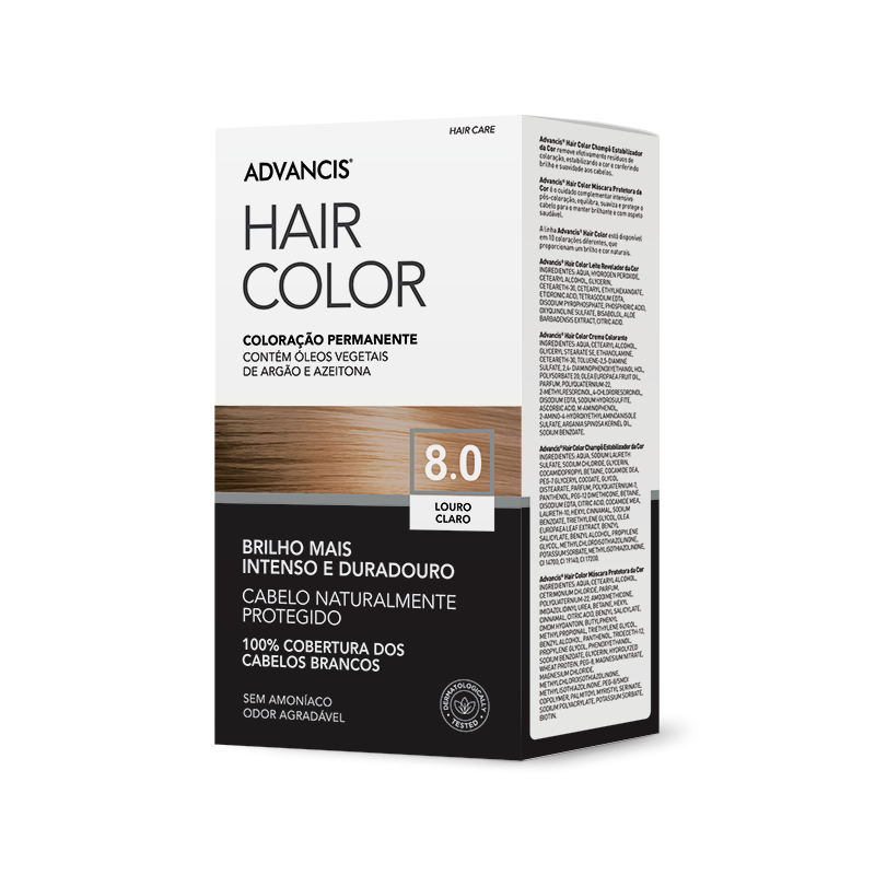 Advancis Hair Color 8.0 Loiro Cl 140ml
