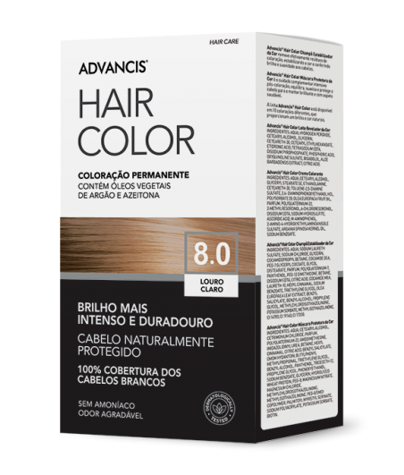 Advancis Hair Color 8.0 Loiro Cl 140Ml