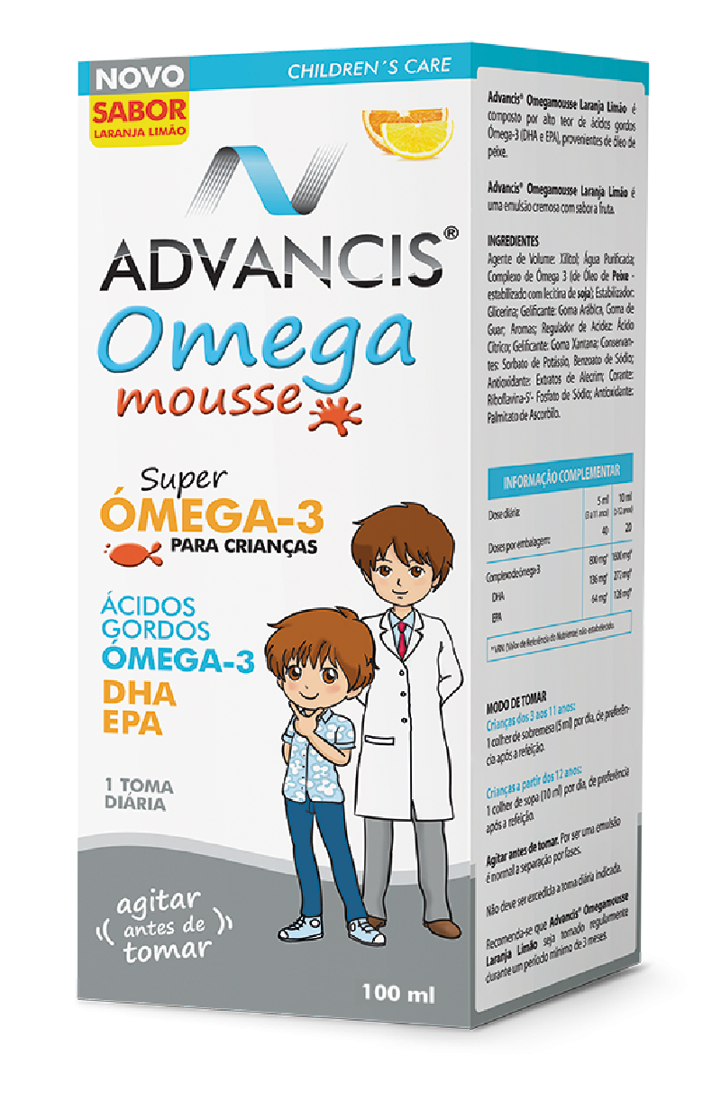 Advancis Omegamousse Laranja-Limão 100 ml