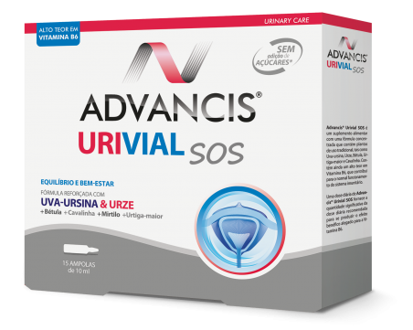 Advancis Urivial Sos - 15 Ampolas