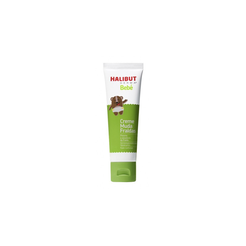 Halibut Muda Fraldas Creme Protetor 50G