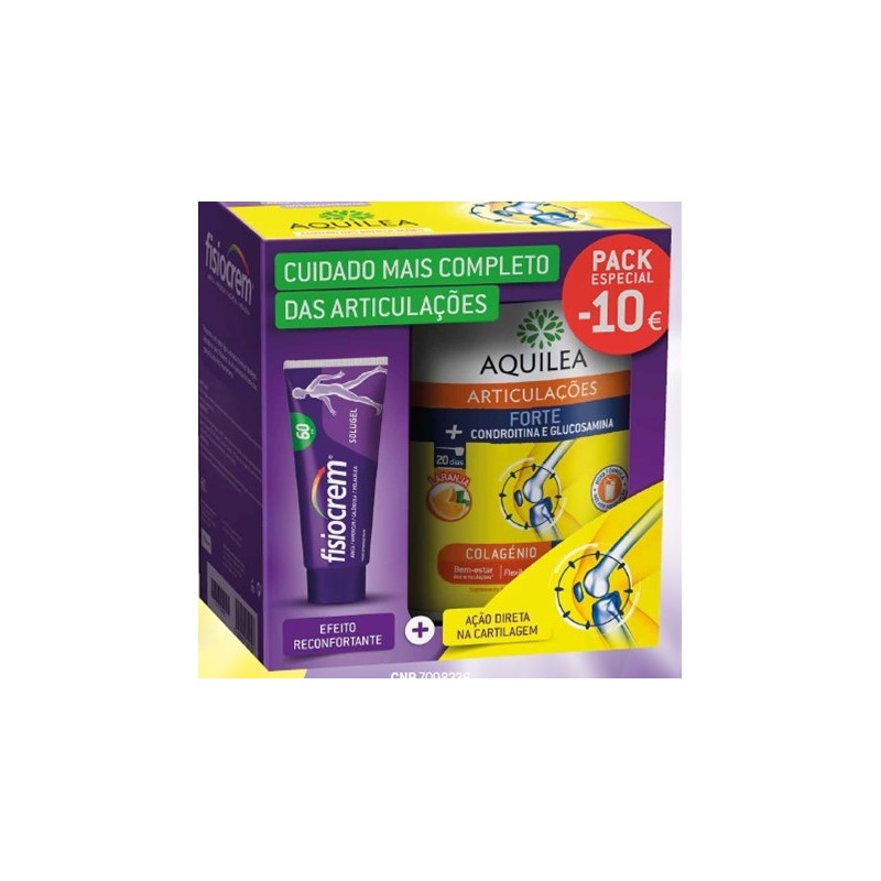 Fisiocrem Pack Promo Aquilea Articulações Forte + Fisiocrem 60ml Fisiocrem Pack Promo Aquilea Articulações Forte + Fisiocrem 60ml