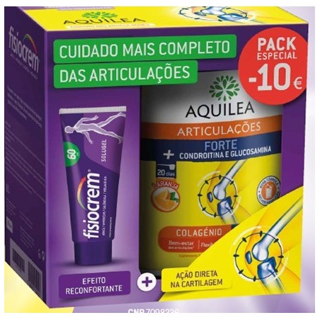 Fisiocrem Pack Promo Aquilea Articulações Forte + Fisiocrem 60ml