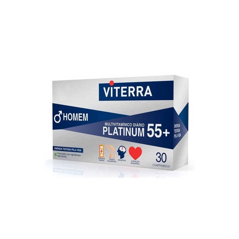 Viterra Platinum 55+ Homem 30 Comprimidos
