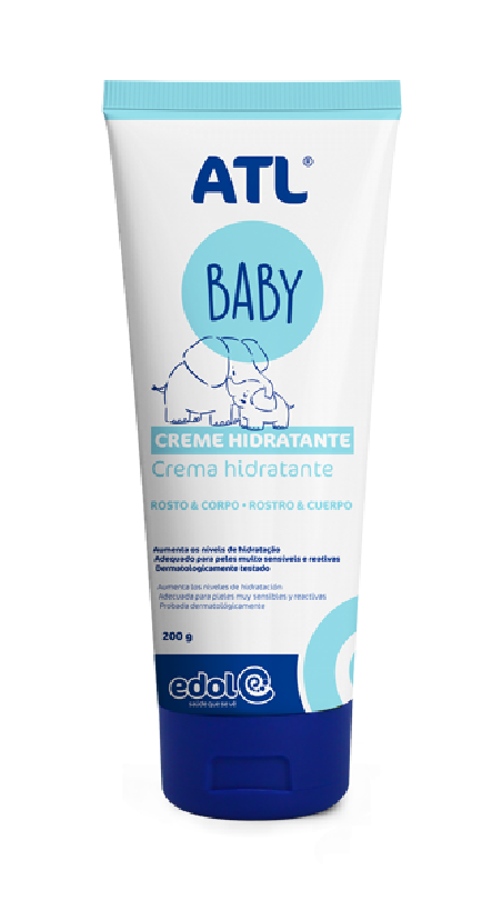 Atl® Baby Hidratante – Corpo & Rosto Creme - Bisnaga 200G