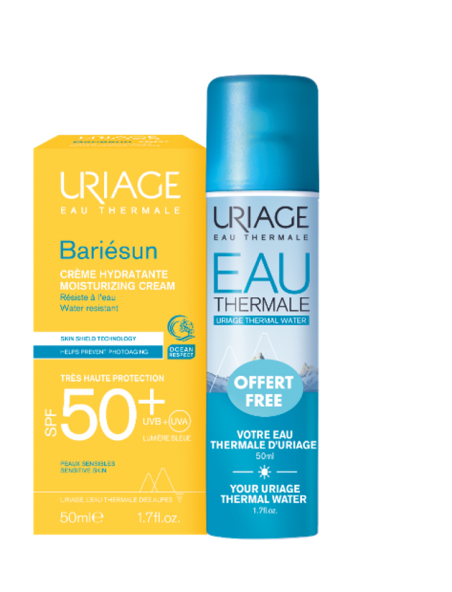 Uriage Promo Bariésun Creme SPF50+ 50ml + Uriage Eau Thermale Spray 50ml