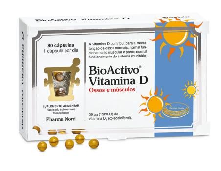 BioActivo Vitamina D 80 cáps.