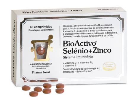 BioActivo Selénio+Zinco 60 comprimidos