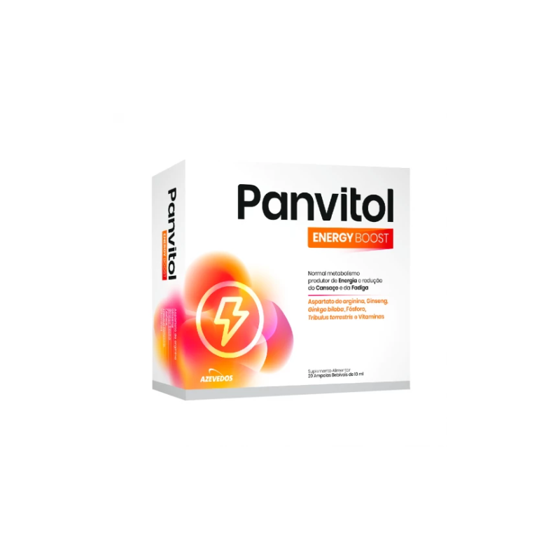 Panvitol Energy Boost 10ml 20 Ampolas