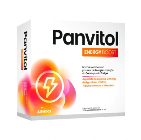 Panvitol Energy Boost 10ml 20 Ampolas