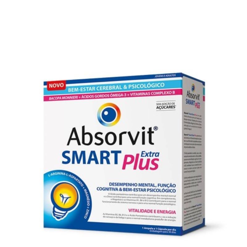 Absorvit Smart Extra Plus 30 Amp + 30 Caps Absorvit Smart Extra Plus 30 Amp + 30 Caps