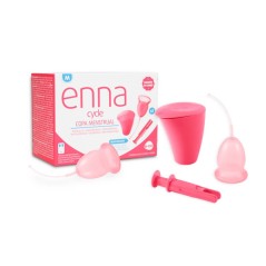 Enna Cycle Copo Menstrual Tamanho M + Aplicador + Caixa Esterilizadora