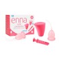Enna Cycle Copo Menstrual Tamanho S + Aplicador + Caixa Esterilizadora