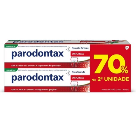 Parodontax Bipack Original 2X75ml 70% 2ª unidade