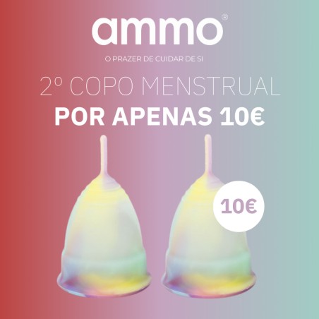 Pack Promocional AMMO Copo Menstrual Colors M