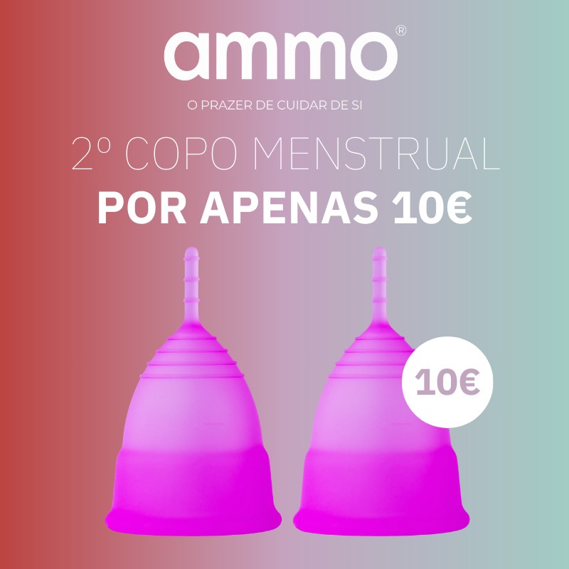 Pack Promocional AMMO Copo Menstrual Velvet L Pack Promocional AMMO Copo Menstrual Velvet L