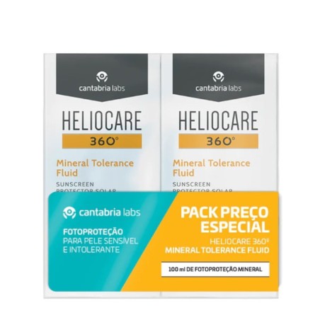 Heliocare 360 Mineral Tolerance Preço Especial (50+50ml)