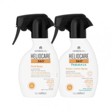 Heliocare 360 Fluid Spray + Heliocare 360 Pediatrics 250+250ml