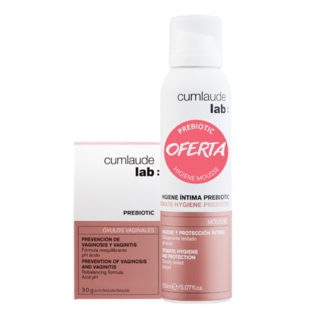 Cumlaude Lab Óvulos Prebiotic MD 10 óvulos + Oferta Mousse 150 ml - PROMO