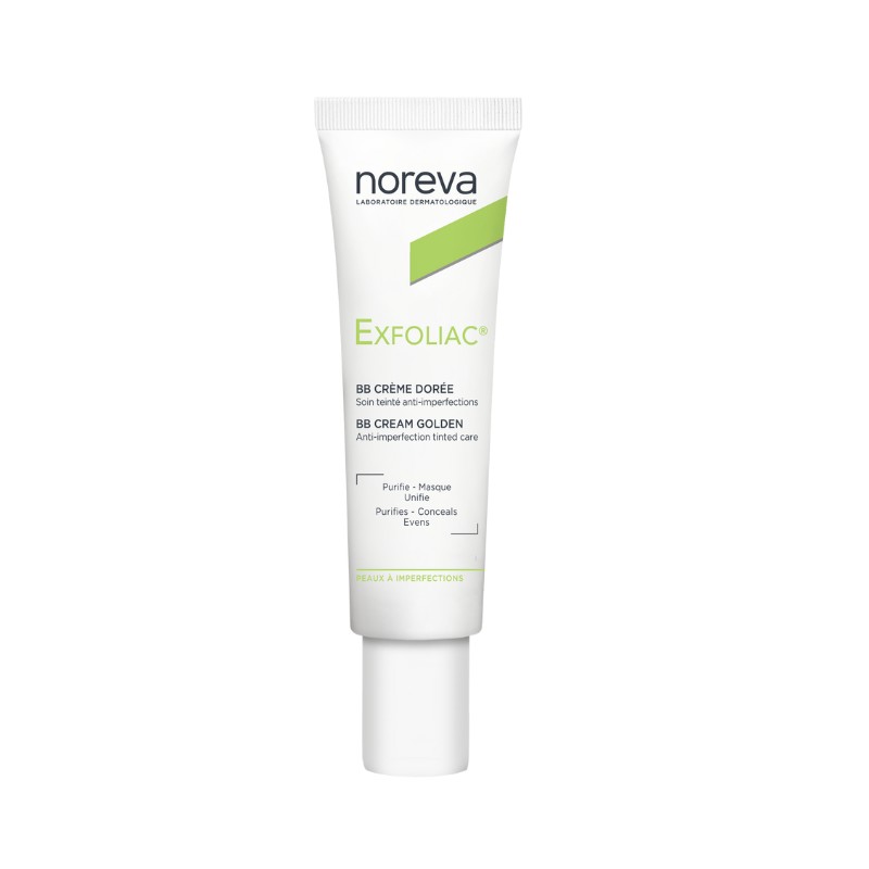 Noreva Exfoliac Creme Anti-imperfeições Tom Dourado 30ml